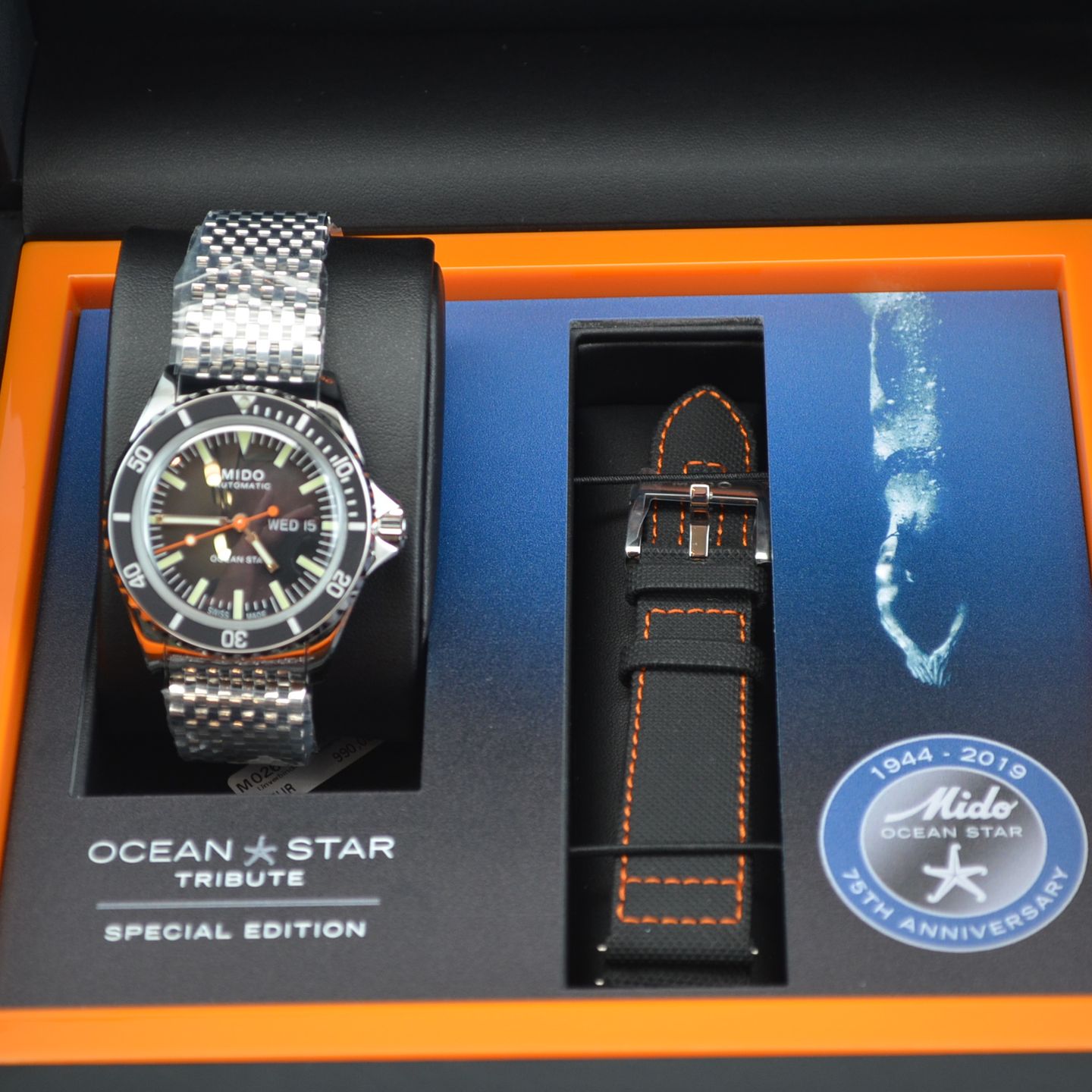 Mido Ocean Star M026.830.11.051.00 (Unknown (random serial)) - Black dial 41 mm Steel case (5/6)