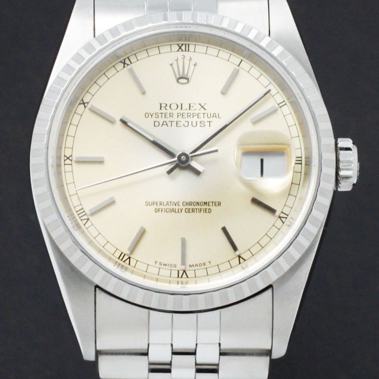 Rolex Datejust 36 16220 (1993) - Silver dial 36 mm Steel case (1/7)
