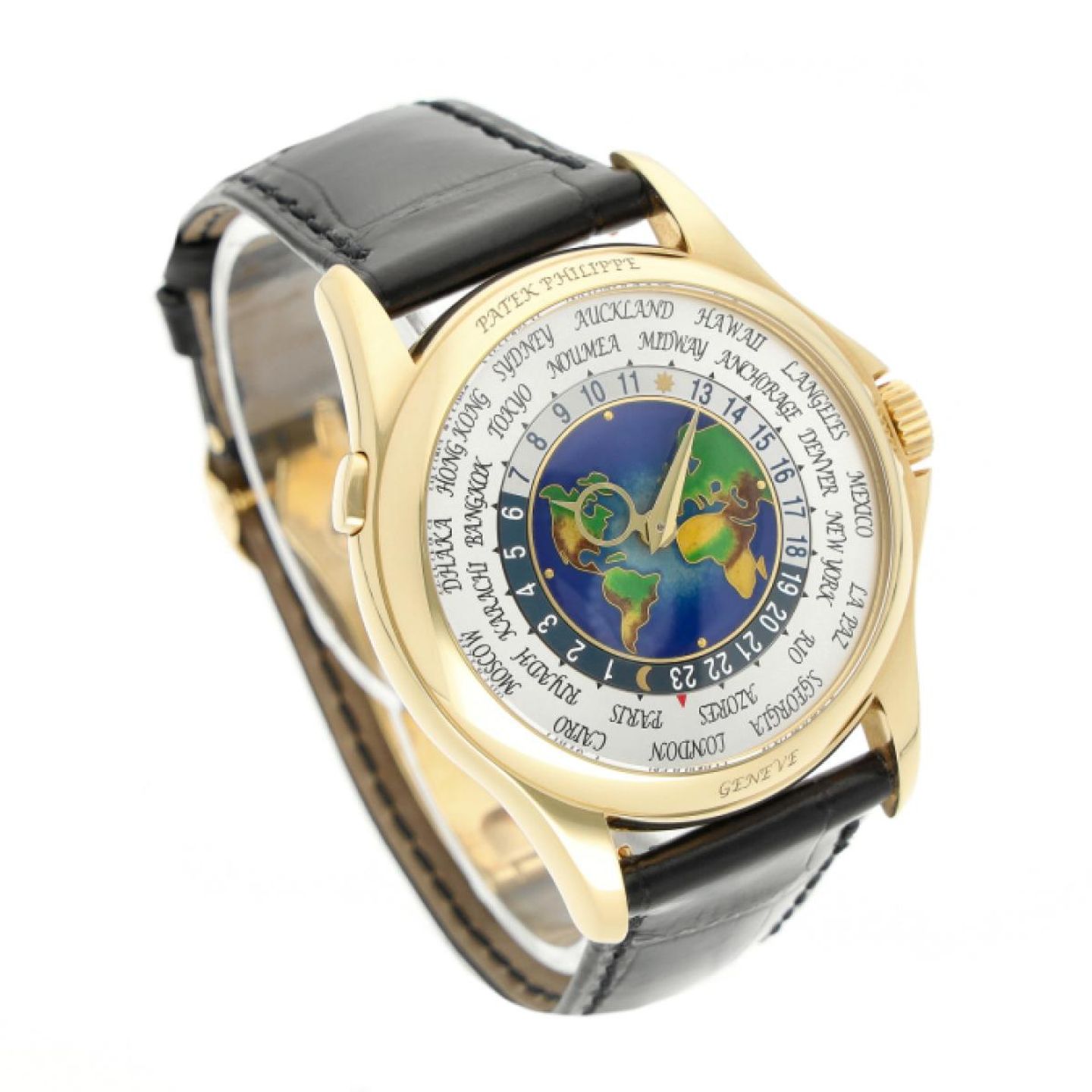 Patek Philippe World Time 5131J-014 (2015) - Meerkleurig wijzerplaat 40mm Geelgoud (3/5)