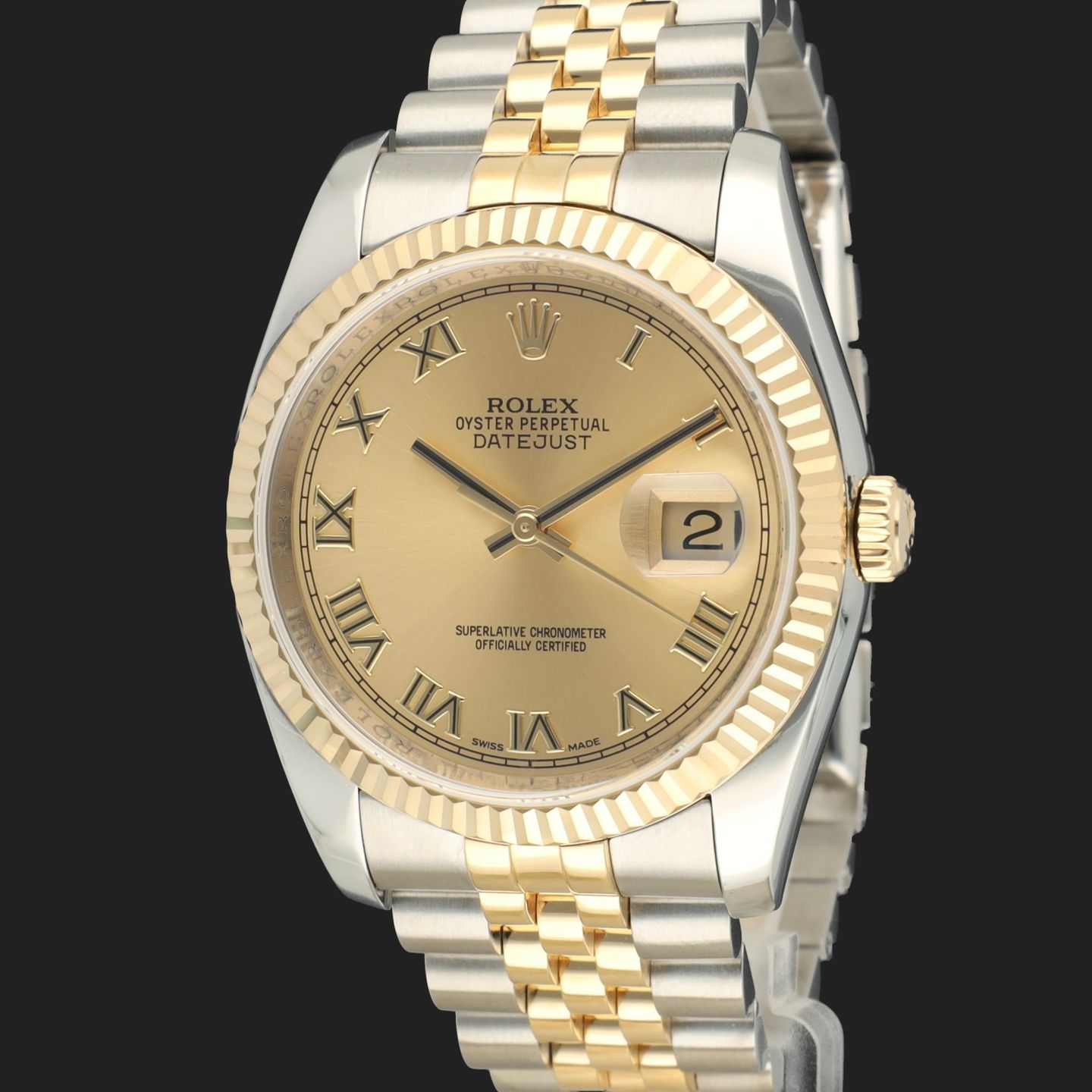 Rolex Datejust 36 116233 (2016) - 36 mm Gold/Steel case (1/7)