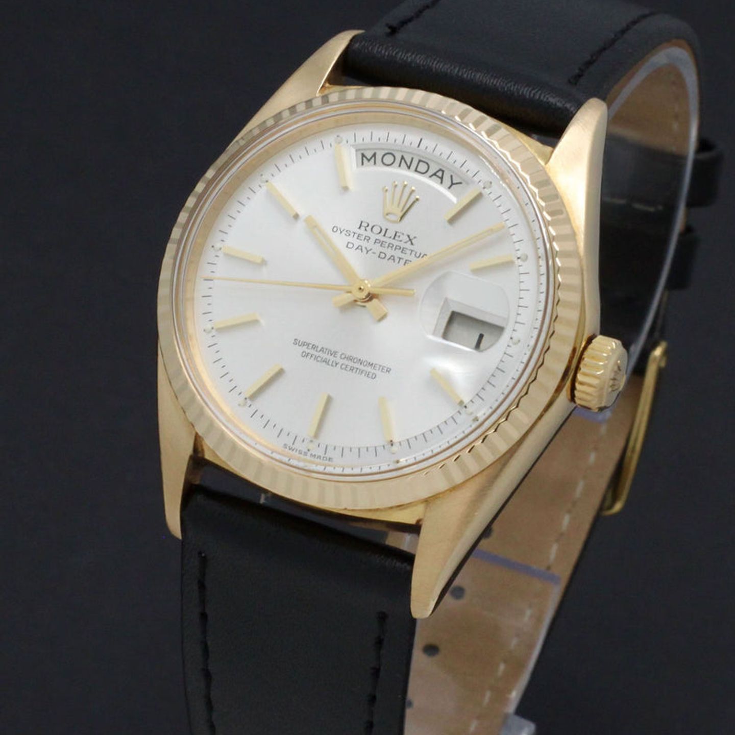 Rolex Day-Date 1803 (1967) - Silver dial 36 mm Yellow Gold case (7/8)