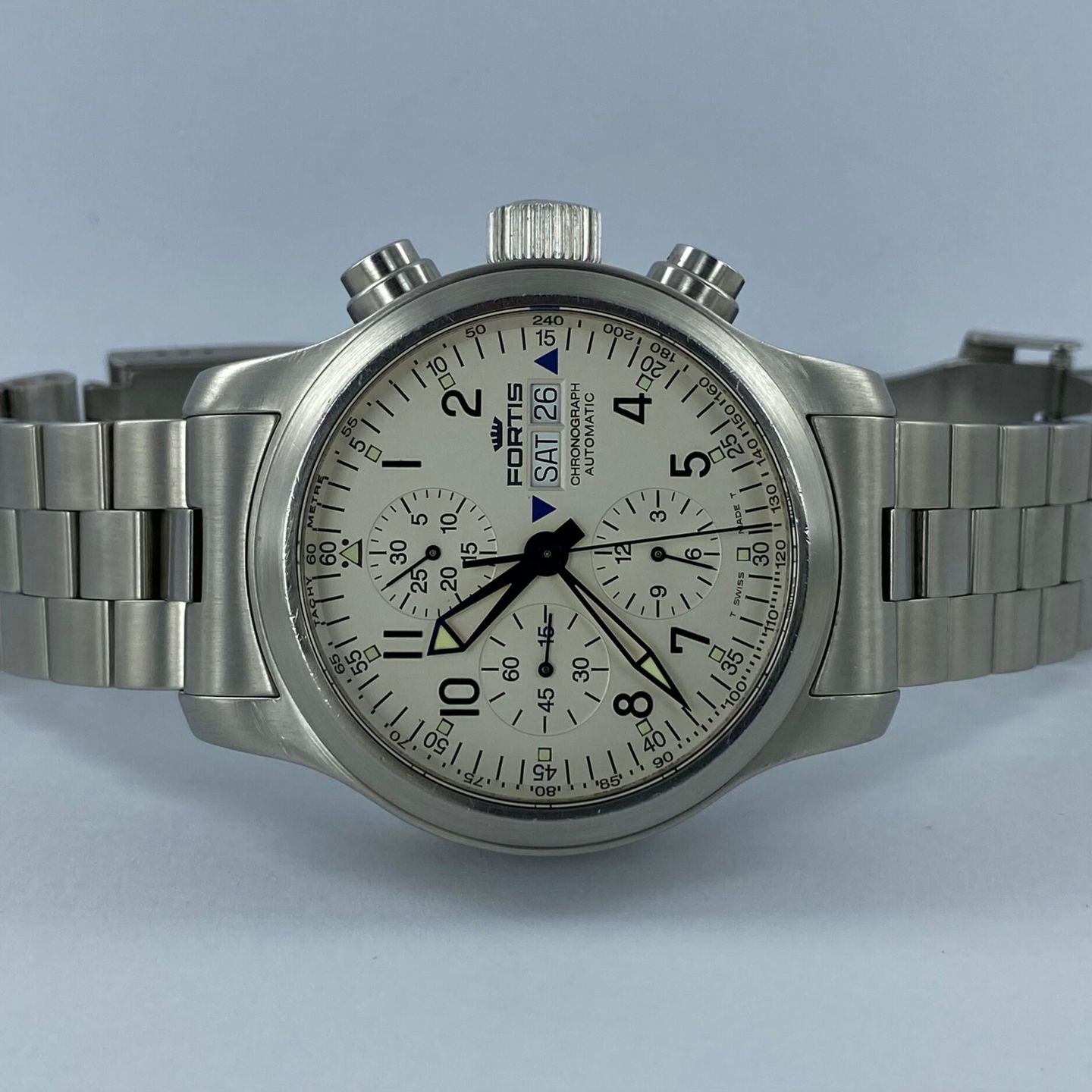 Fortis B-42 - (2005) - White dial 42 mm Steel case (1/7)