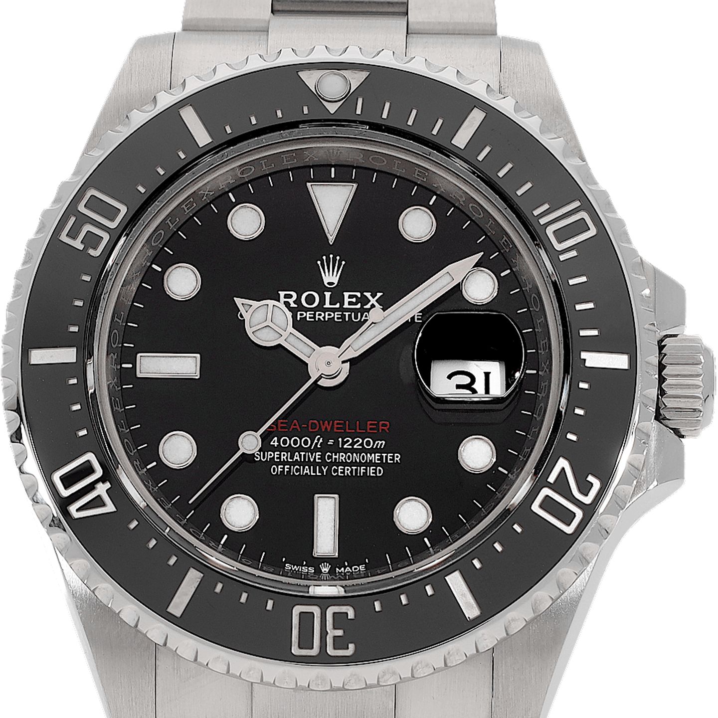 Rolex Sea-Dweller 126600 (2021) - Zwart wijzerplaat 43mm Staal (1/3)