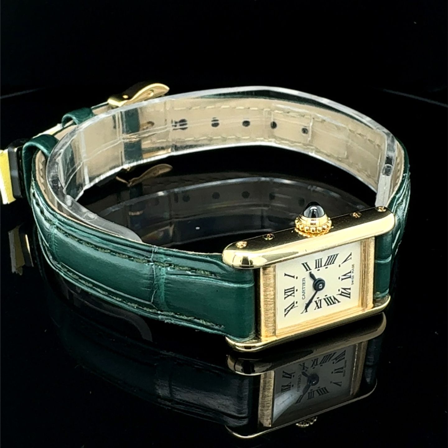 Cartier Tank Louis Cartier 828001 (1992) - 15mm Geelgoud (3/8)