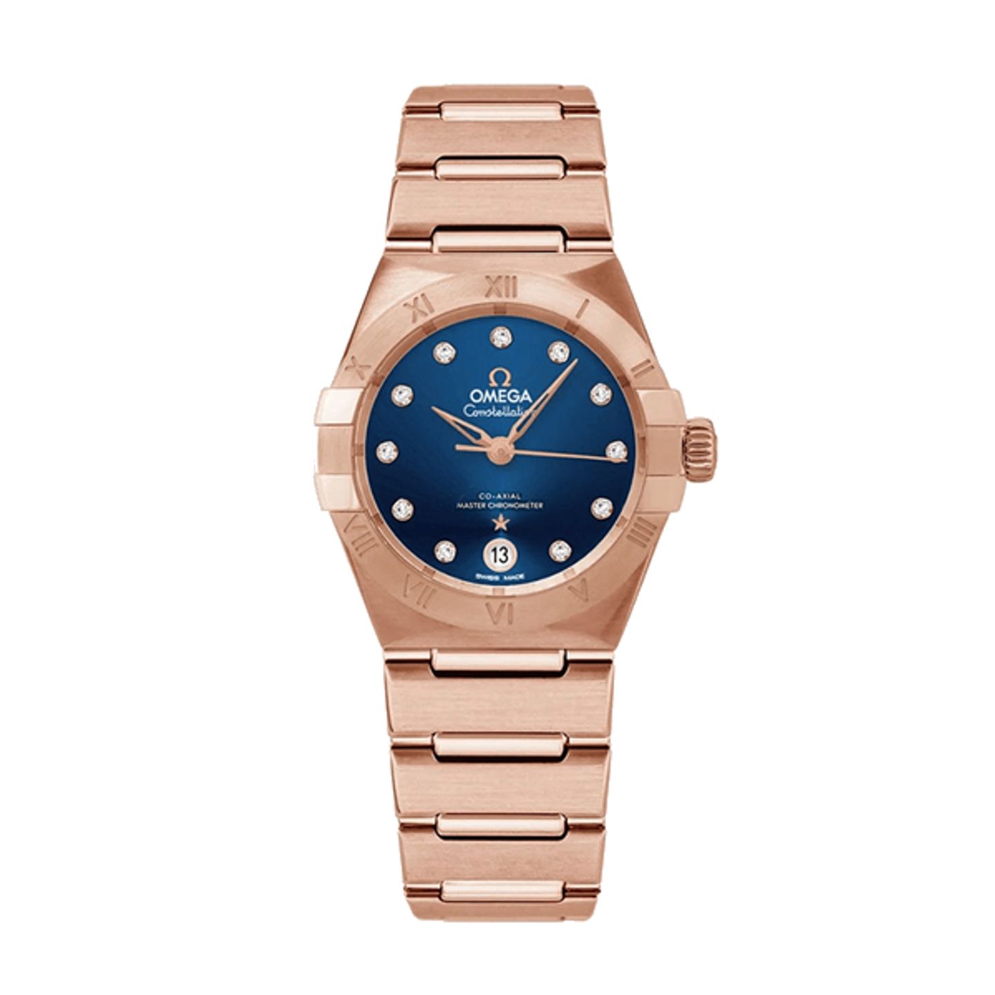Omega Constellation 131.50.29.20.53.001 (2026) - Blue dial 29 mm Rose Gold case (1/1)