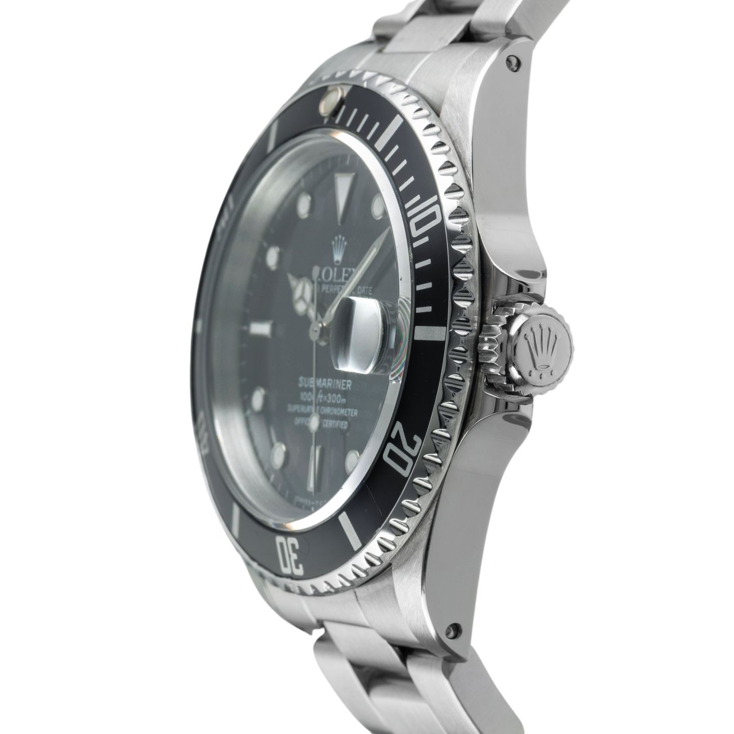 Rolex Submariner Date 16610 (Unknown (random serial)) - Black dial 40 mm Steel case (6/8)