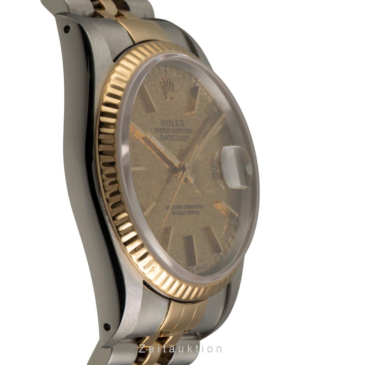 Rolex Datejust 36 16233 (1992) - Goud wijzerplaat 36mm Goud/Staal (6/8)