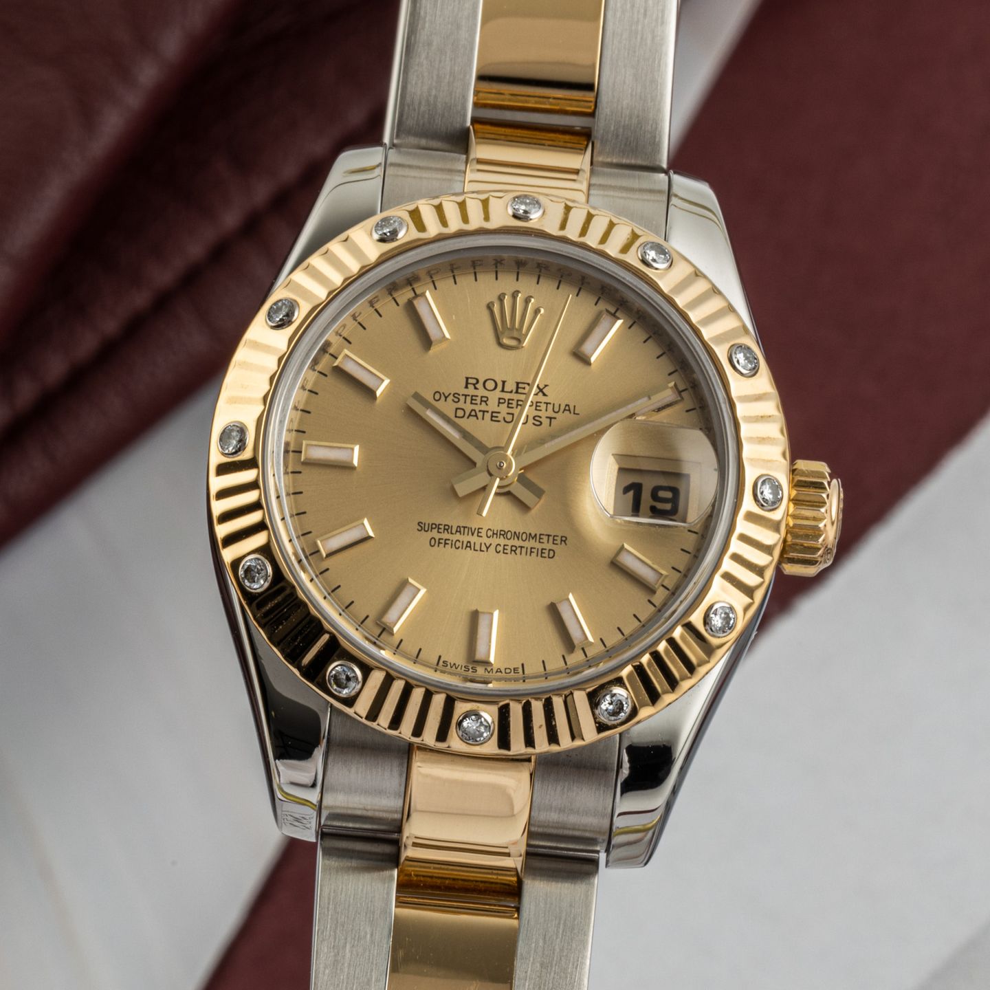 Rolex Lady-Datejust 179313 (2006) - 26mm Goud/Staal (3/8)