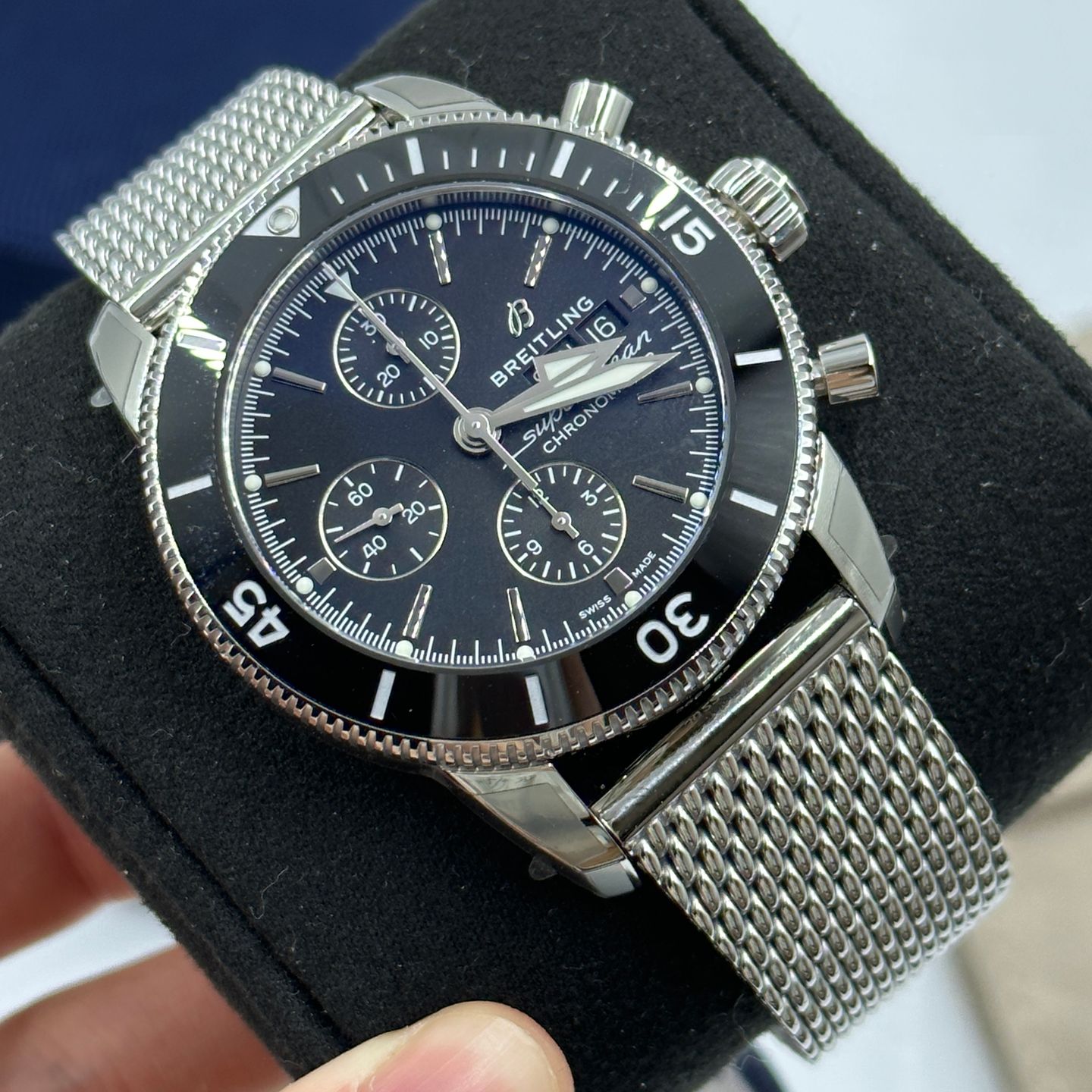 Breitling Superocean Heritage A13313121B1A1 (2023) - Zwart wijzerplaat 44mm Staal (6/8)