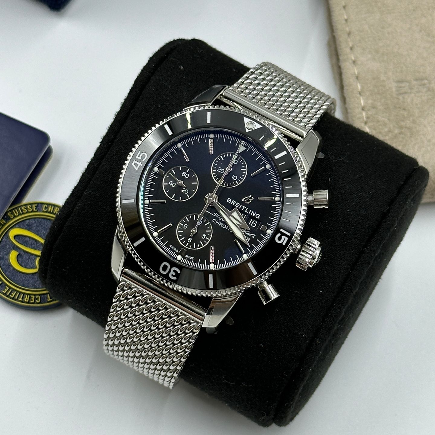 Breitling Superocean Heritage A13313121B1A1 (2023) - Zwart wijzerplaat 44mm Staal (4/8)