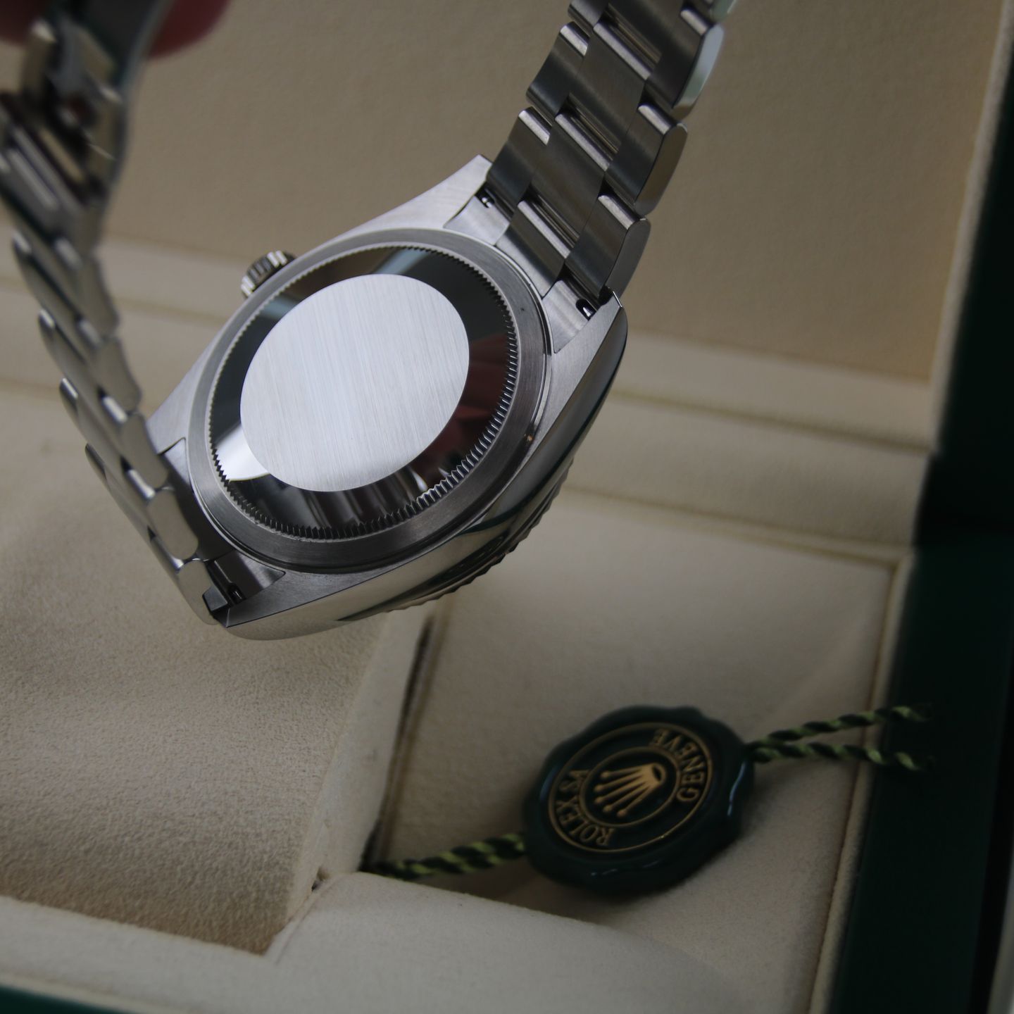 Rolex Sky-Dweller 336934 (2023) - Groen wijzerplaat 42mm Goud/Staal (7/8)