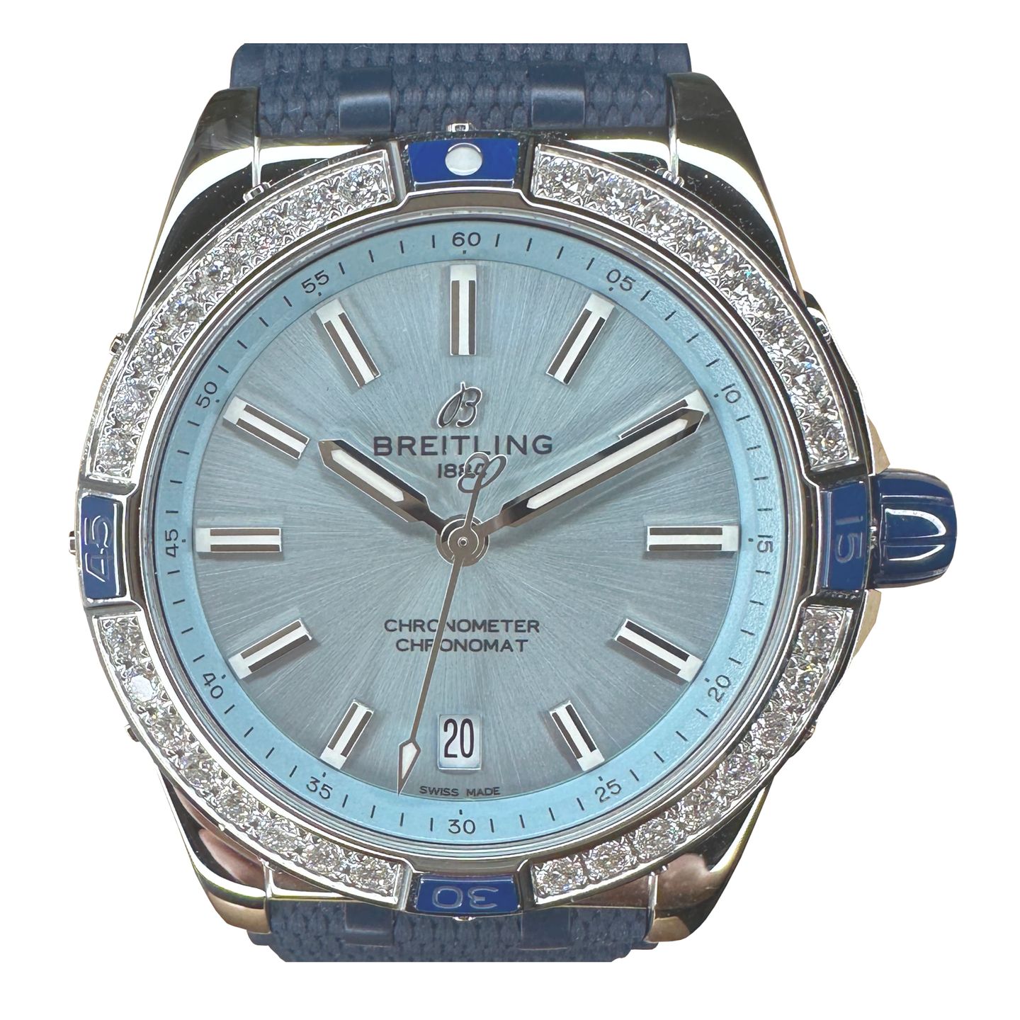 Breitling Chronomat 38 A17356531C1S1 (2023) - Blauw wijzerplaat 38mm Staal (1/8)