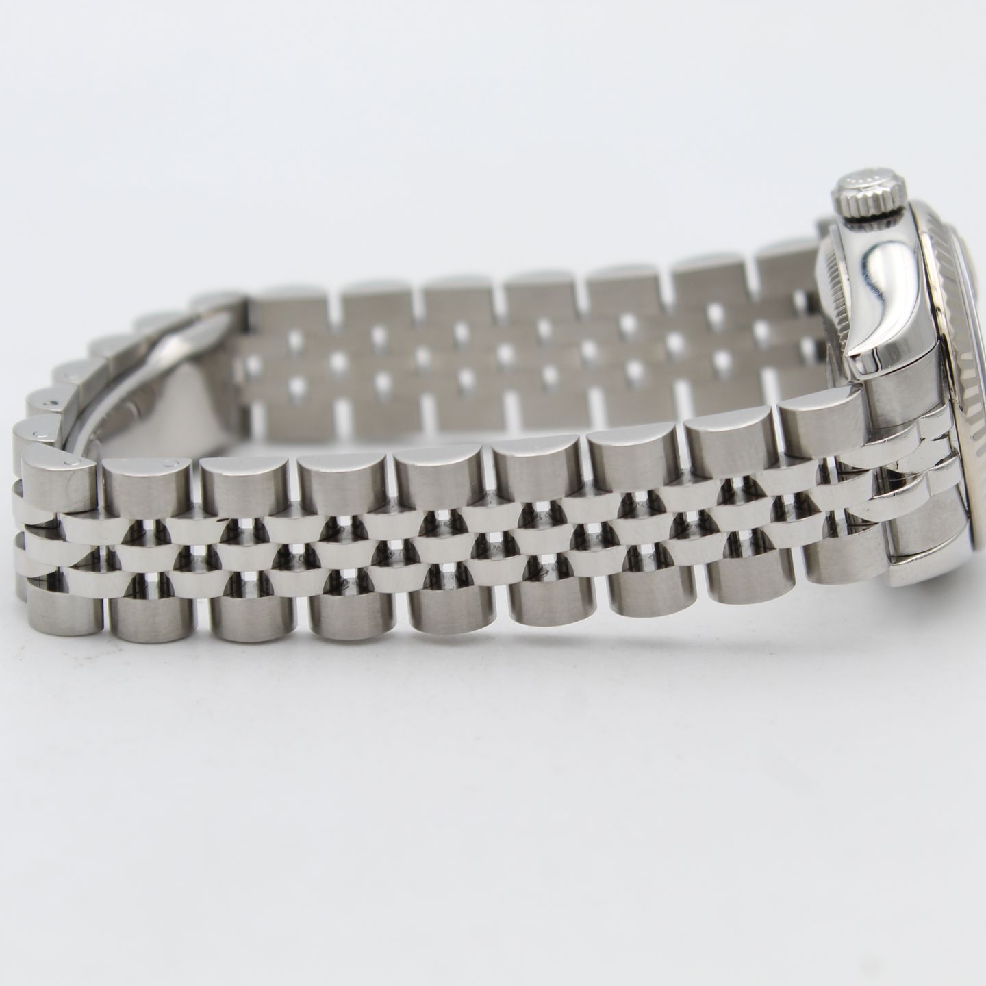 Rolex Lady-Datejust 179174 (2014) - Zwart wijzerplaat 26mm Staal (6/8)