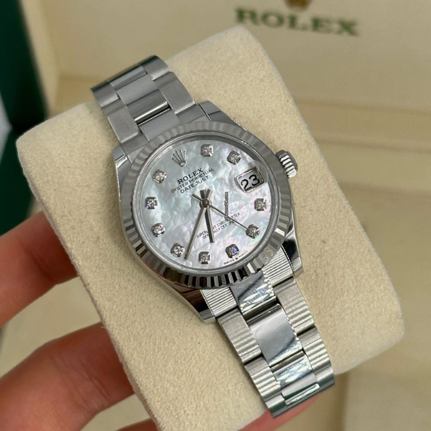 Rolex Datejust 31 278274 (2024) - Pearl dial 31 mm Steel case (1/7)