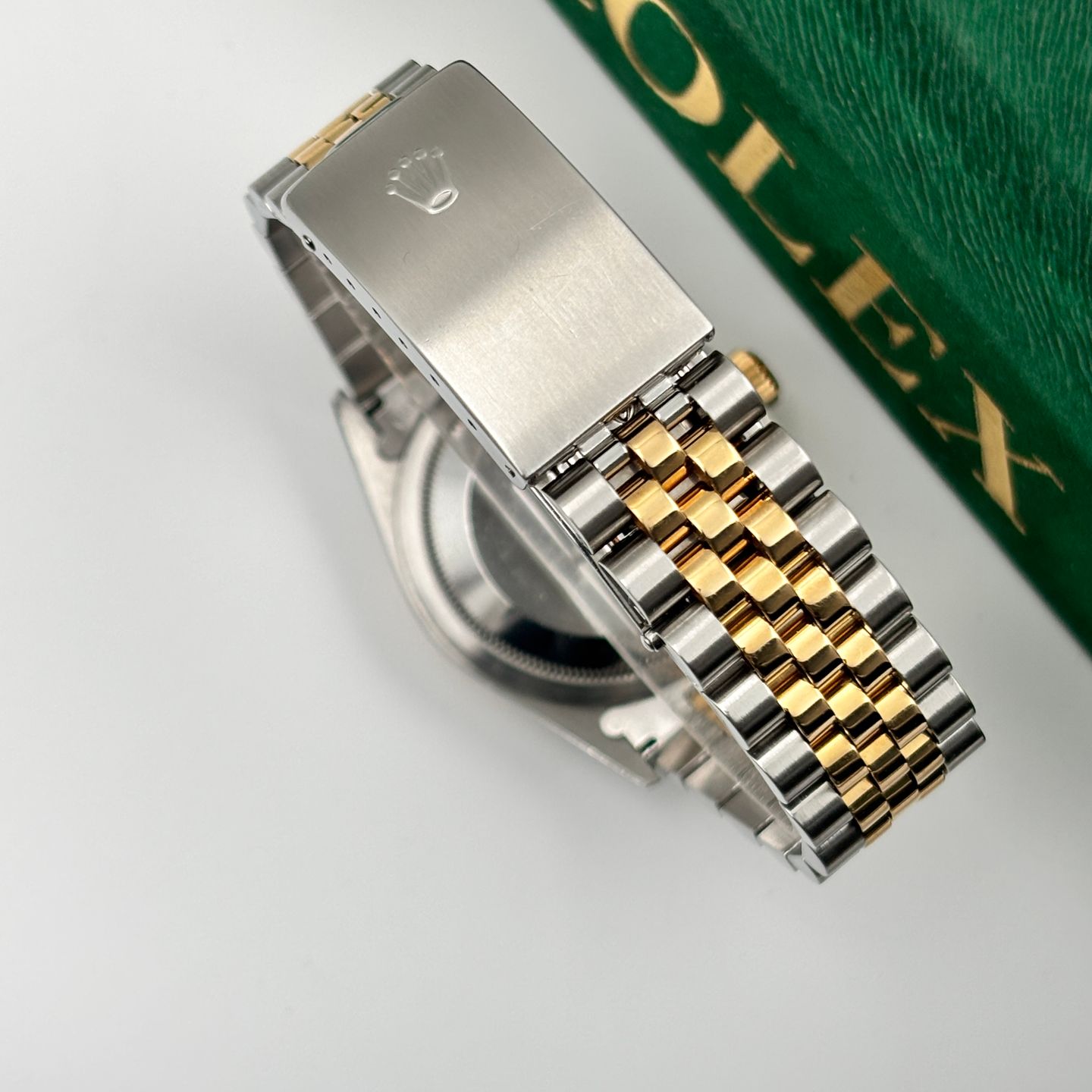 Rolex Datejust 36 16233 (2000) - Champagne dial 36 mm Gold/Steel case (2/7)