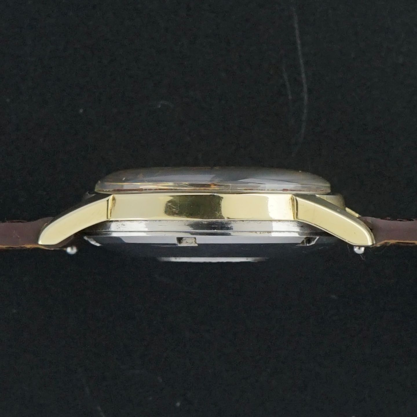 Omega Seamaster 14746 (1961) - White dial 34 mm Gold/Steel case (5/8)