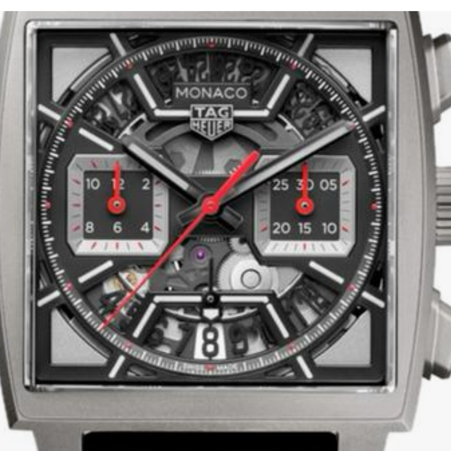 TAG Heuer Monaco CBL2183.FT6236 (2024) - Zwart wijzerplaat 39mm Titanium (1/1)