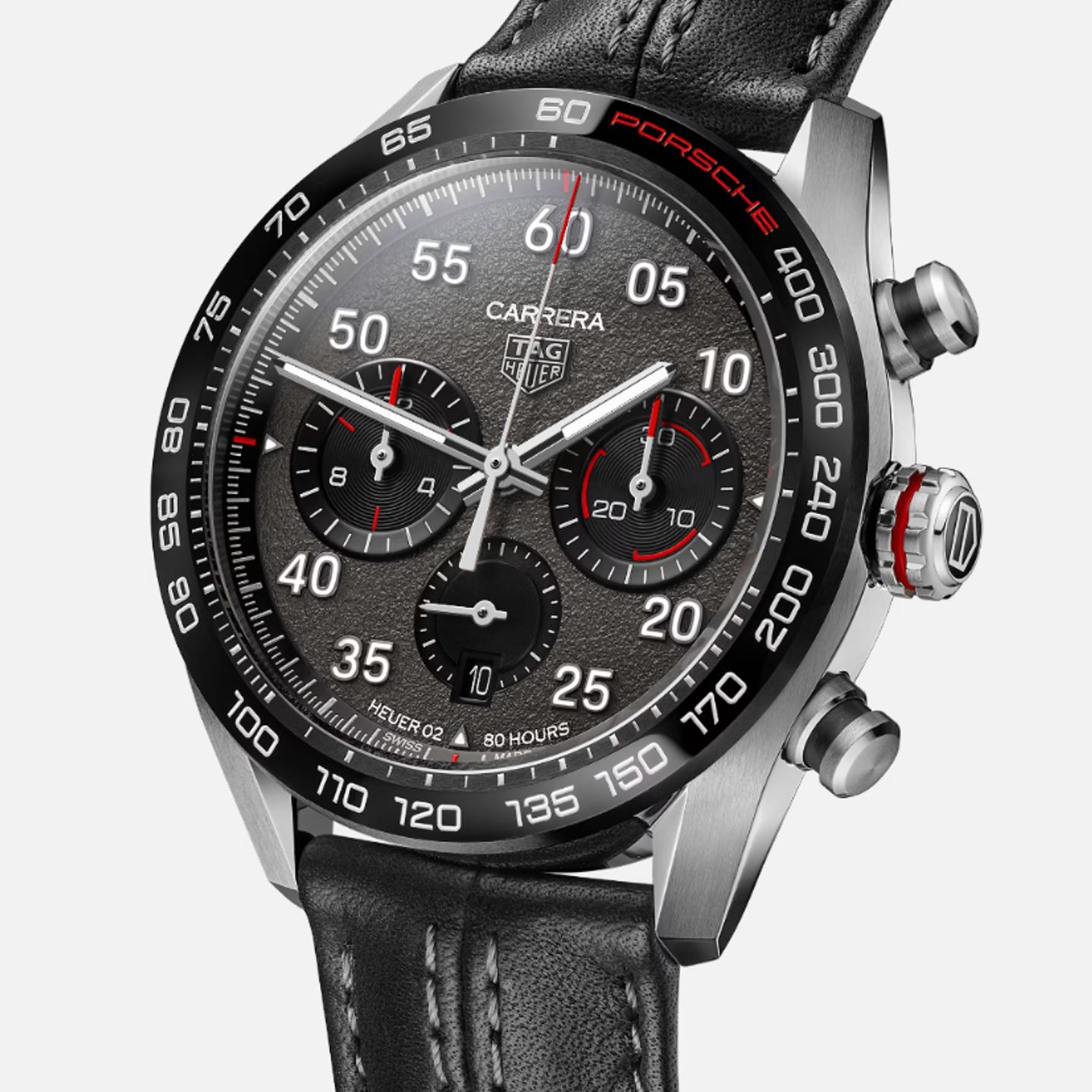 TAG Heuer Carrera Porsche Chronograph Special Edition CBN2A1F.FC6492 (2024) - Zwart wijzerplaat 44mm Staal (1/1)