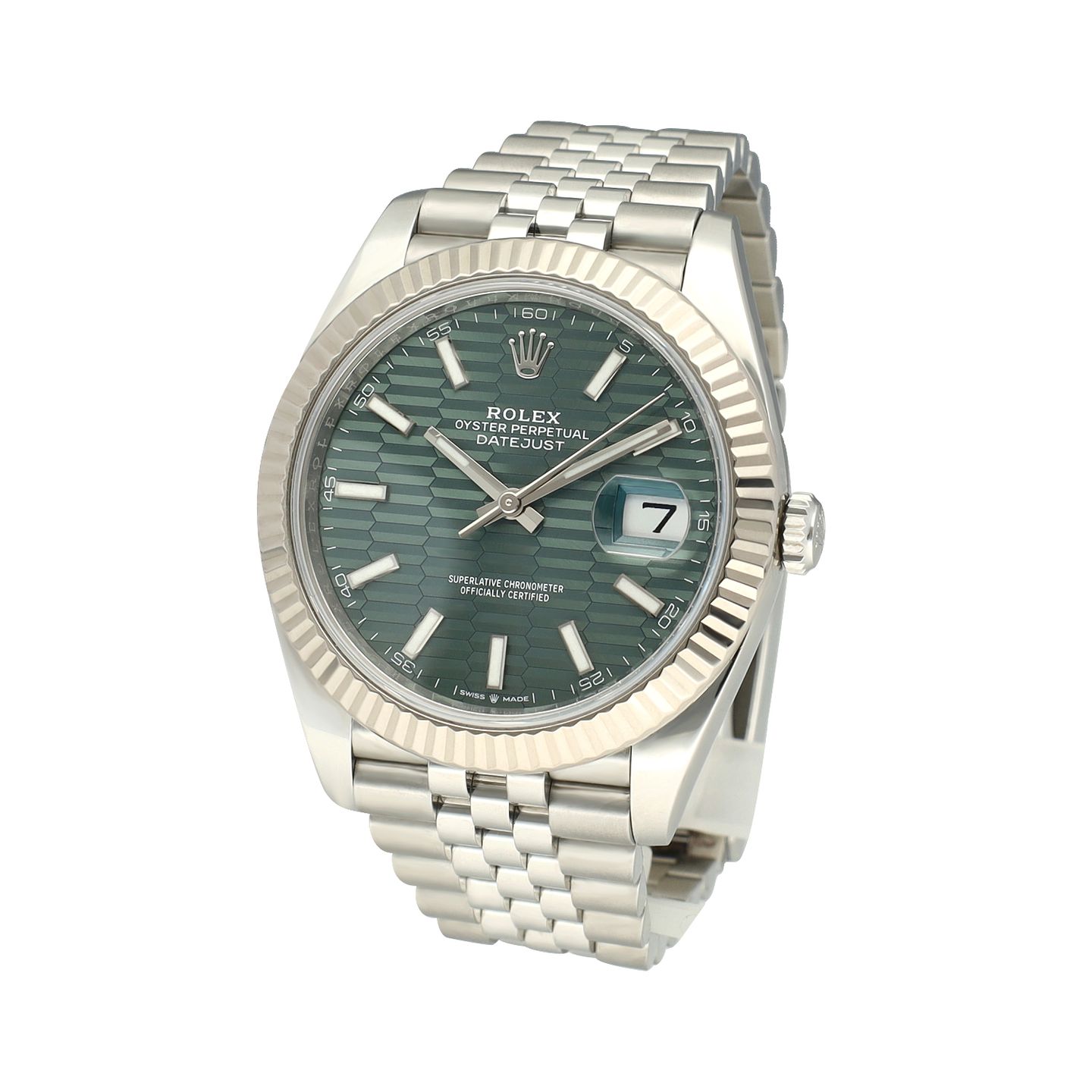 Rolex Datejust 41 126334 (2023) - Green dial 41 mm Steel case (4/8)