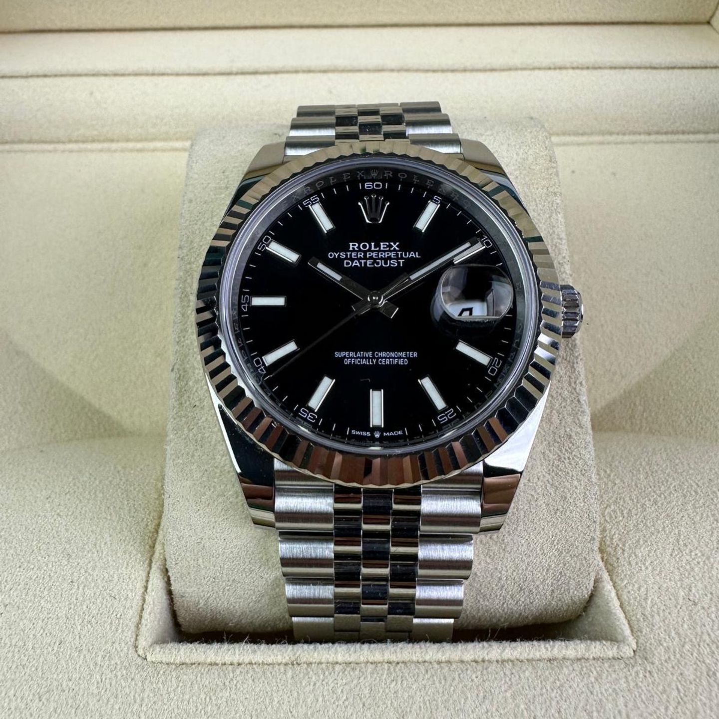 Rolex Datejust 41 126334 (2021) - Zwart wijzerplaat 41mm Staal (1/1)