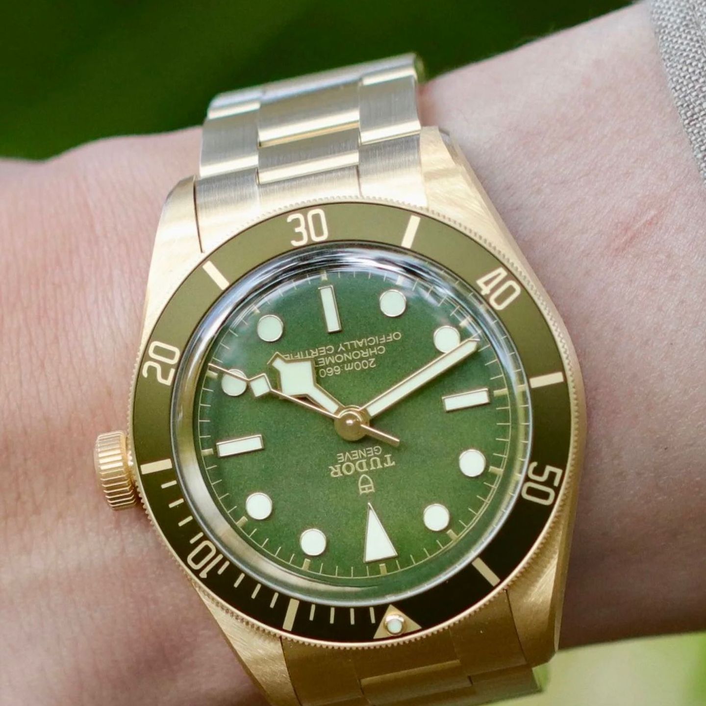 Tudor Black Bay Fifty-Eight 79018V (2025) - Bruin wijzerplaat 39mm Geelgoud (3/8)