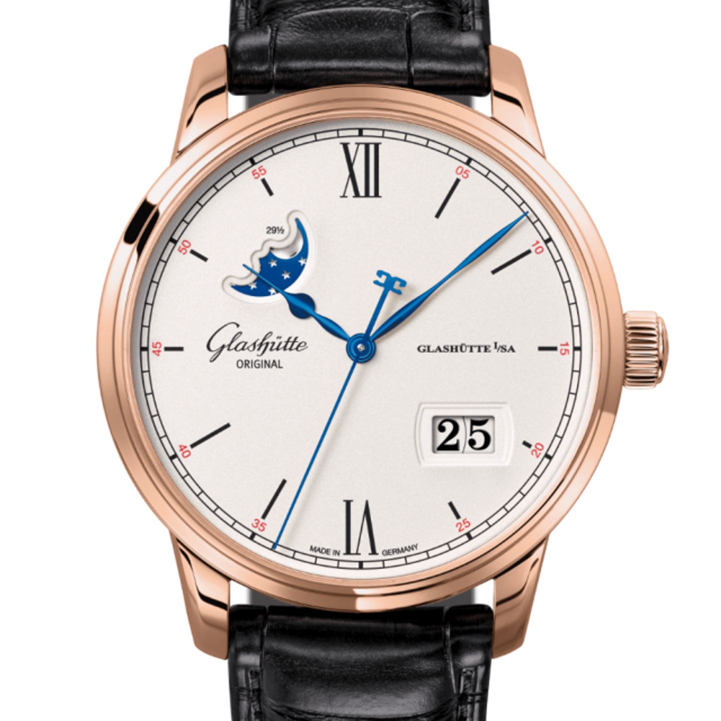 Glashütte Original Senator Excellence 1-36-04-02-05-01 (2024) - Zilver wijzerplaat 40mm Roodgoud (1/1)