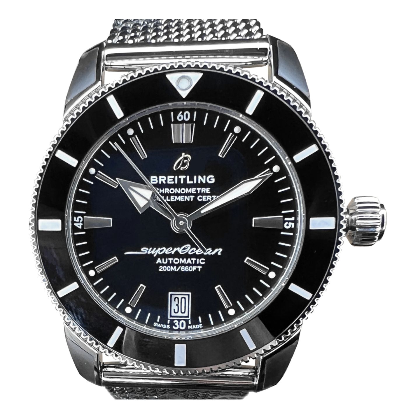 Breitling Superocean Heritage II 42 AB2010121B1A1 (2024) - Black dial 42 mm Steel case (1/8)