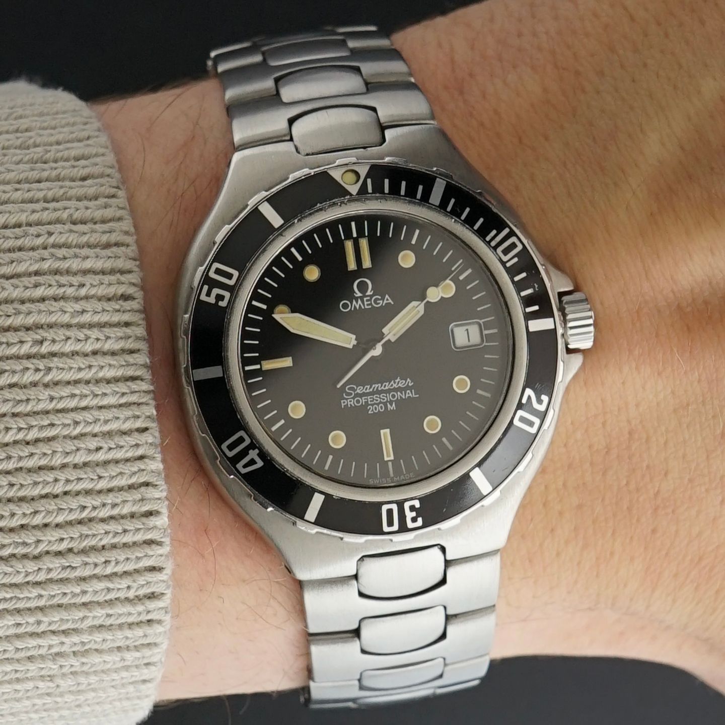 Omega Seamaster 396.1062 (1993) - Black dial 36 mm Steel case (2/8)
