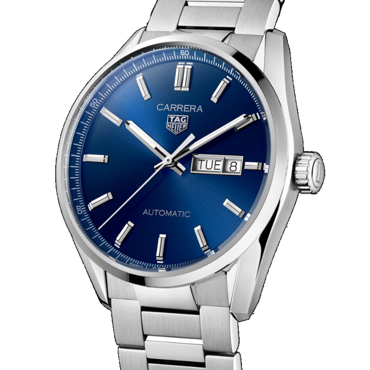 TAG Heuer Carrera Calibre 5 WBN2012.BA0640 (2024) - Blue dial 41 mm Steel case (1/1)