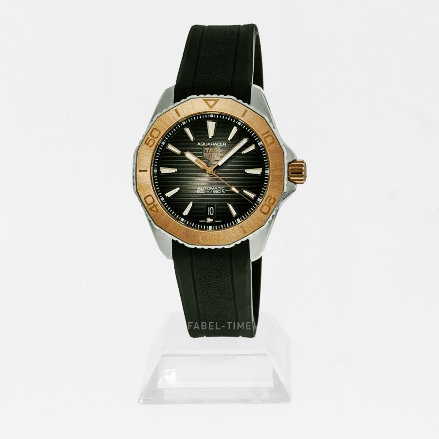 TAG Heuer Aquaracer WBP2151.FT6199 (2024) - Black dial 40 mm Gold/Steel case (1/1)