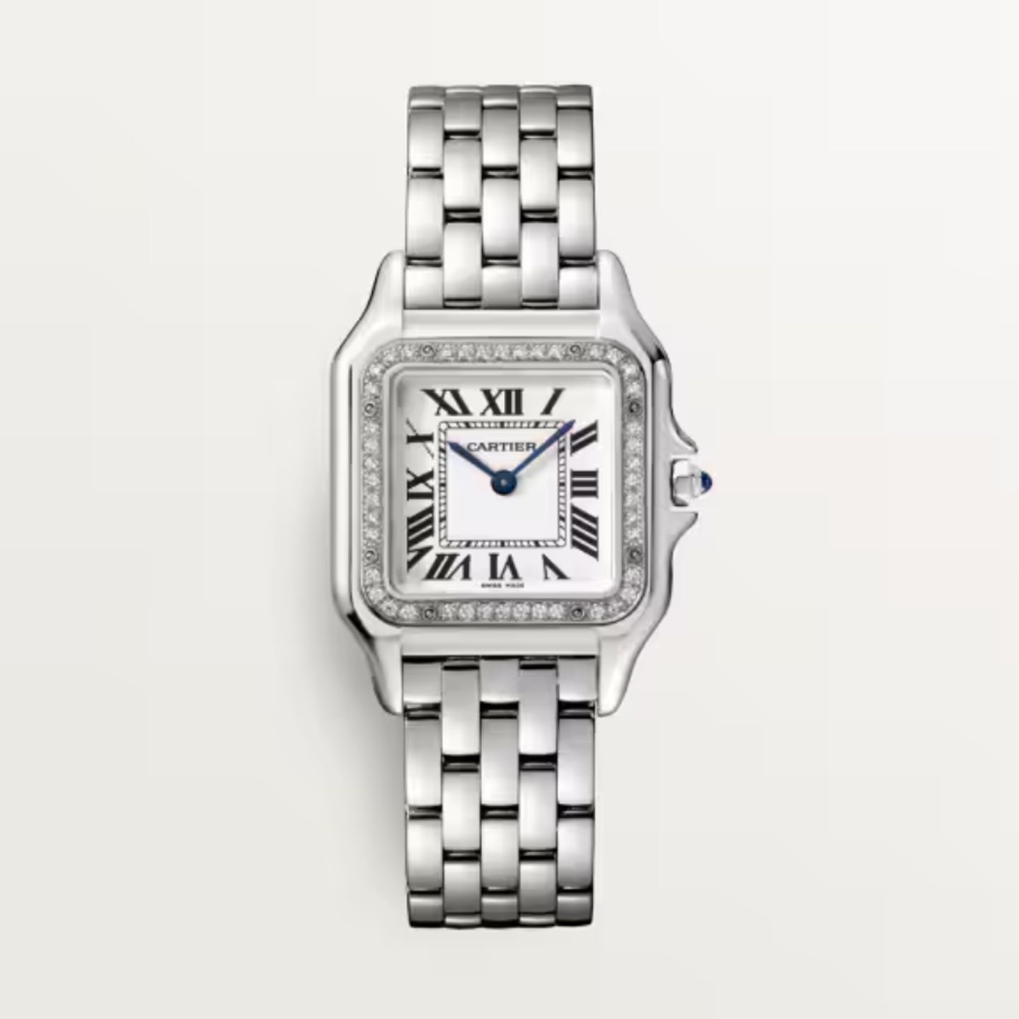 Cartier Panthère W4PN0008 (2024) - Zilver wijzerplaat 37mm Staal (1/1)