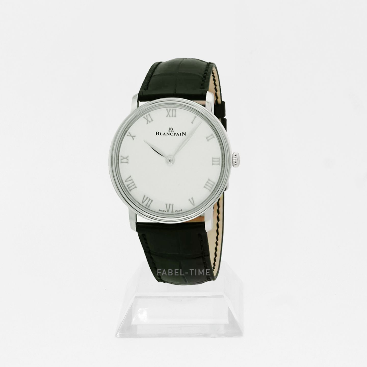 Blancpain Villeret Ultra-Slim 6605-1127-55B (2024) - Wit wijzerplaat 40mm Staal (1/1)