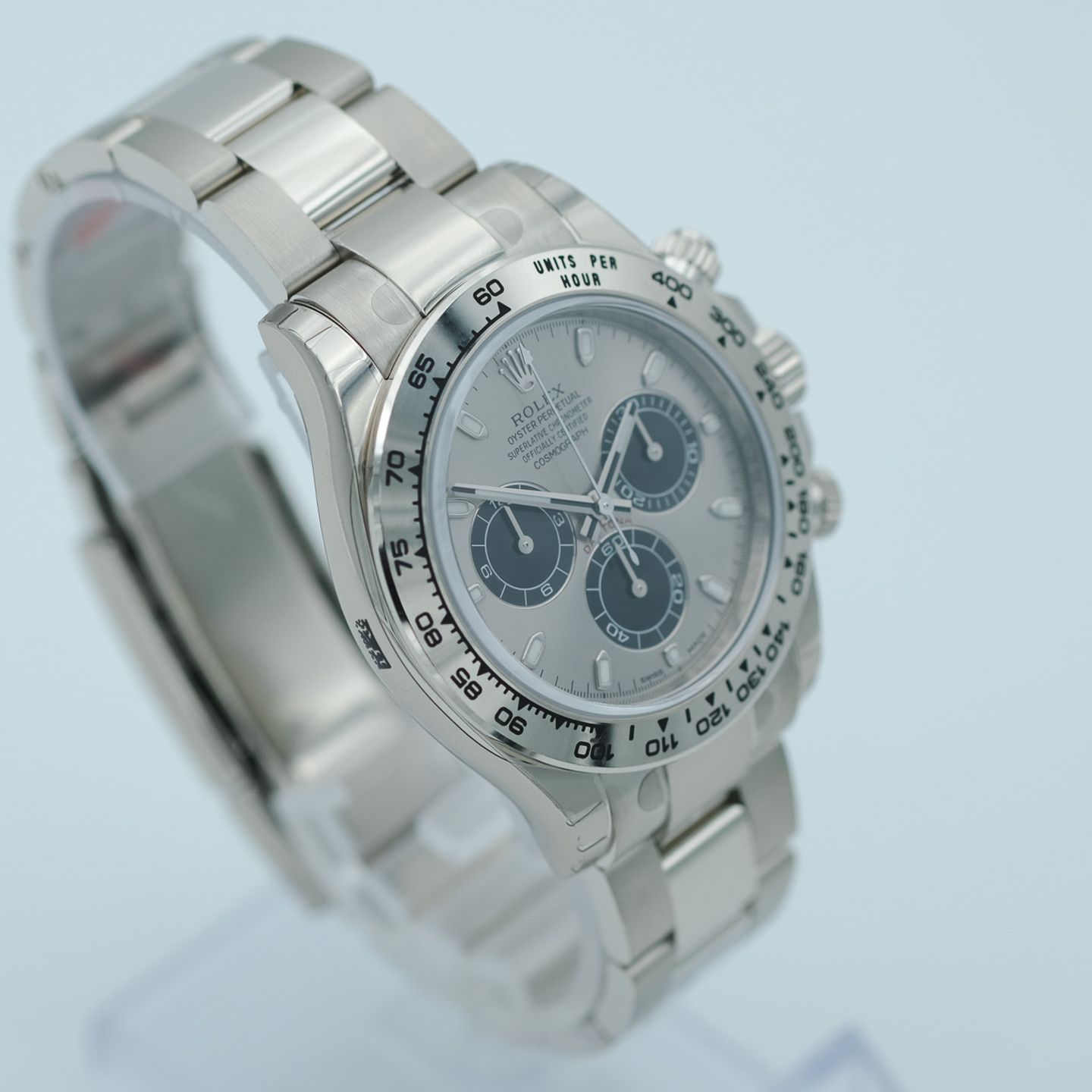 Rolex Daytona 116509 (2017) - Silver dial 40 mm White Gold case (4/7)