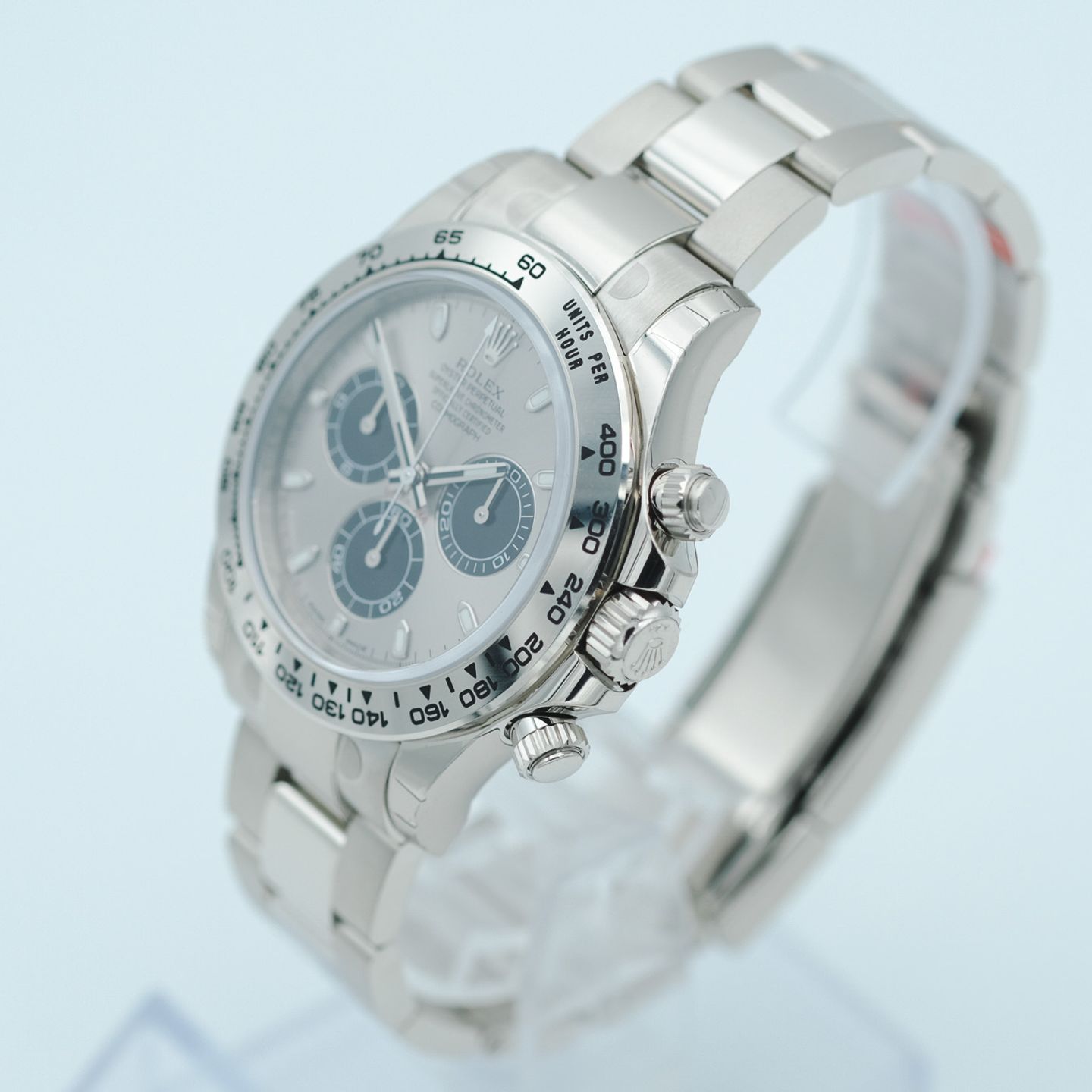 Rolex Daytona 116509 (2017) - Silver dial 40 mm White Gold case (5/7)