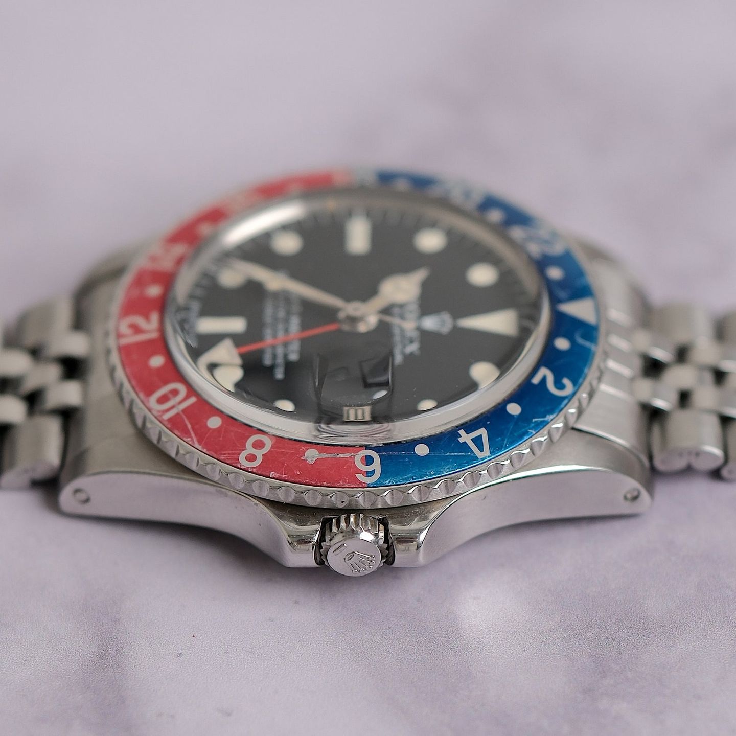Rolex GMT-Master 1675 (Unknown (random serial)) - Black dial 40 mm Steel case (7/8)