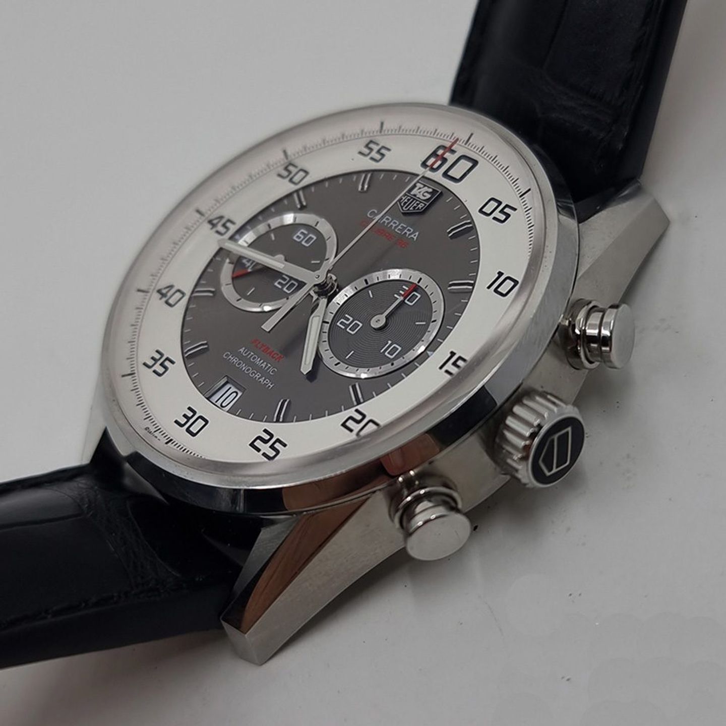TAG Heuer Carrera Calibre 36 CAR2B11.FC6235 (2025) - Grey dial 43 mm Steel case (3/8)