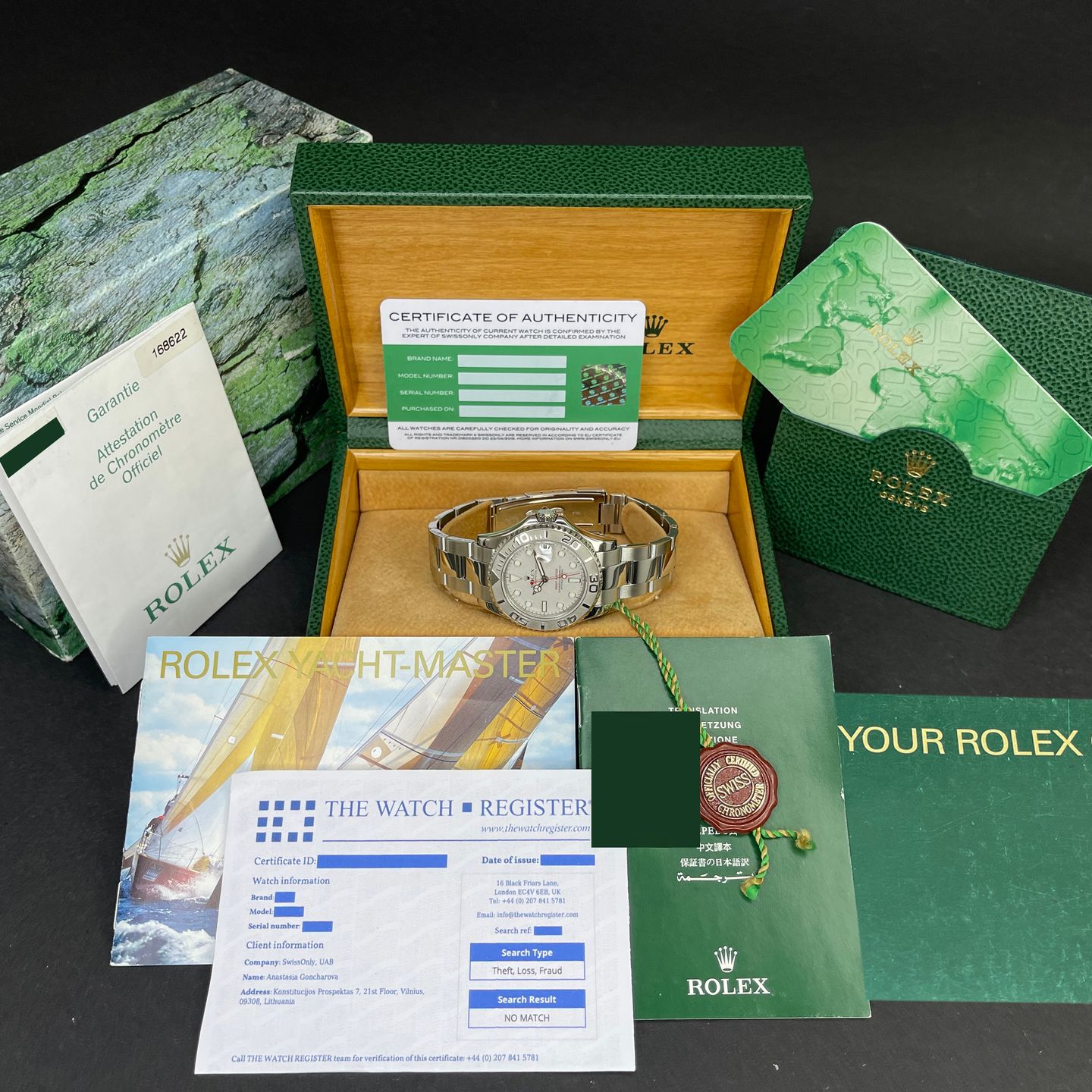 Rolex Yacht-Master 168622 (2000) - 35mm Staal (3/4)