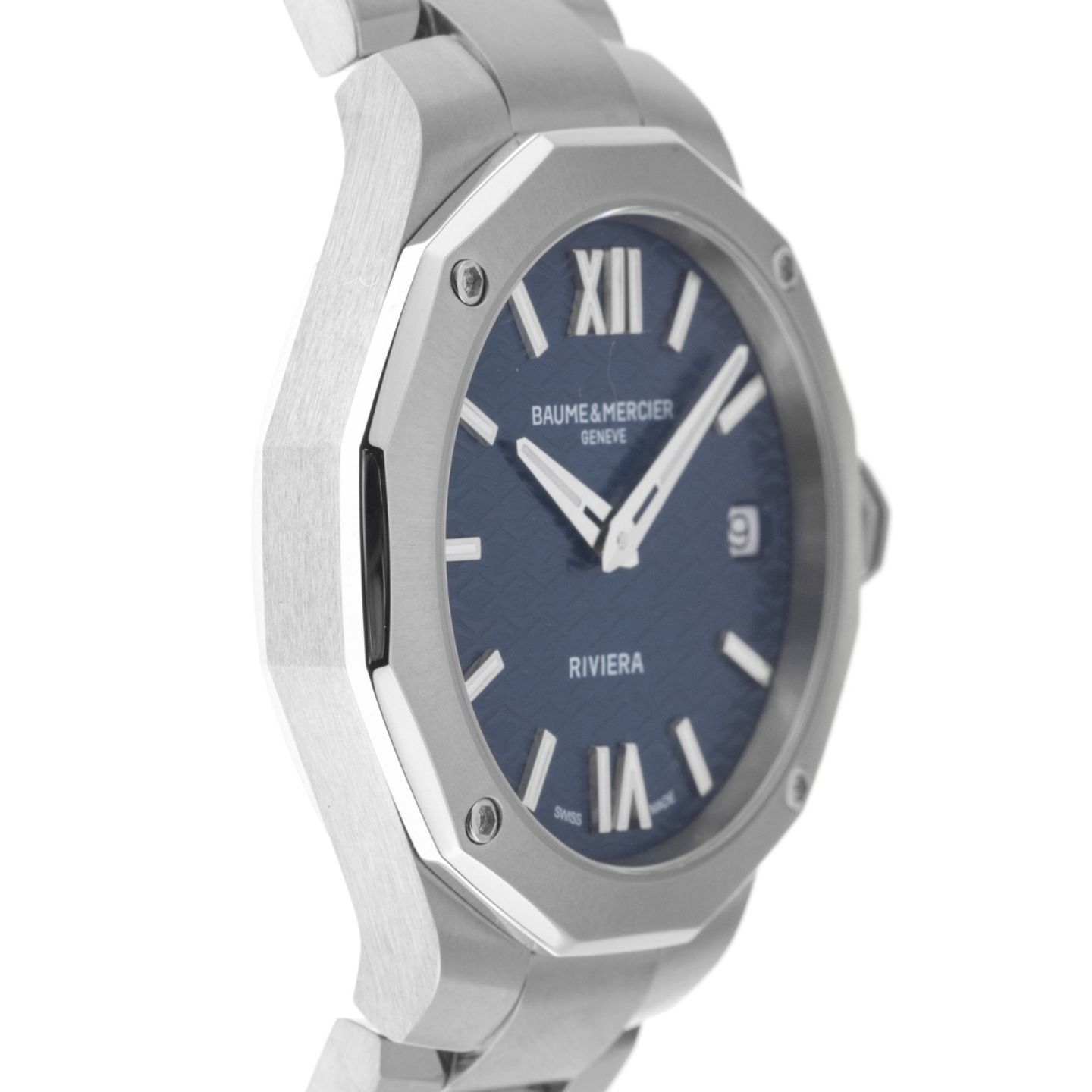 Baume & Mercier Riviera M0A10727 (2025) - Blue dial 33 mm Steel case (5/7)