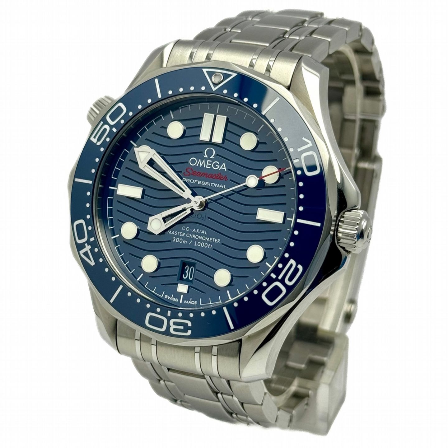 Omega Seamaster Diver 300 M 210.30.42.20.03.001 (2019) - Blue dial 42 mm Steel case (1/10)