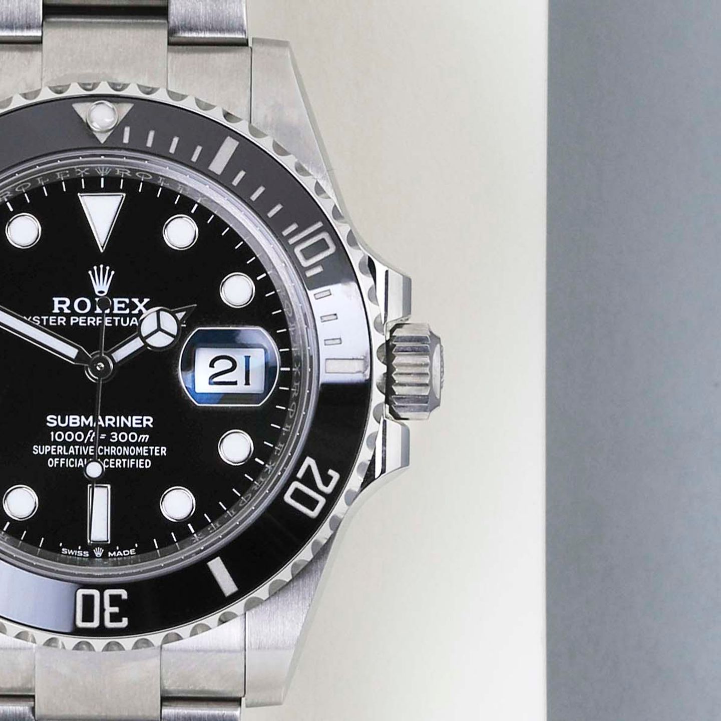 Rolex Submariner Date 126610LN (2022) - Zwart wijzerplaat 41mm Staal (5/8)