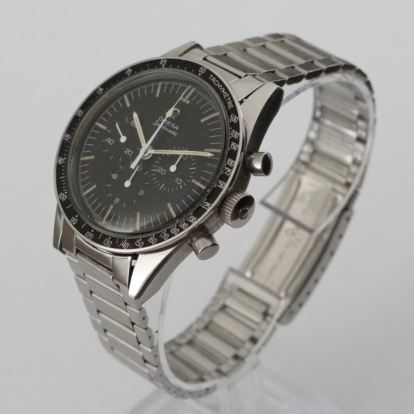 Omega Speedmaster Professional Moonwatch ST 105.003-65 (1965) - Zwart wijzerplaat 42mm Staal (2/8)