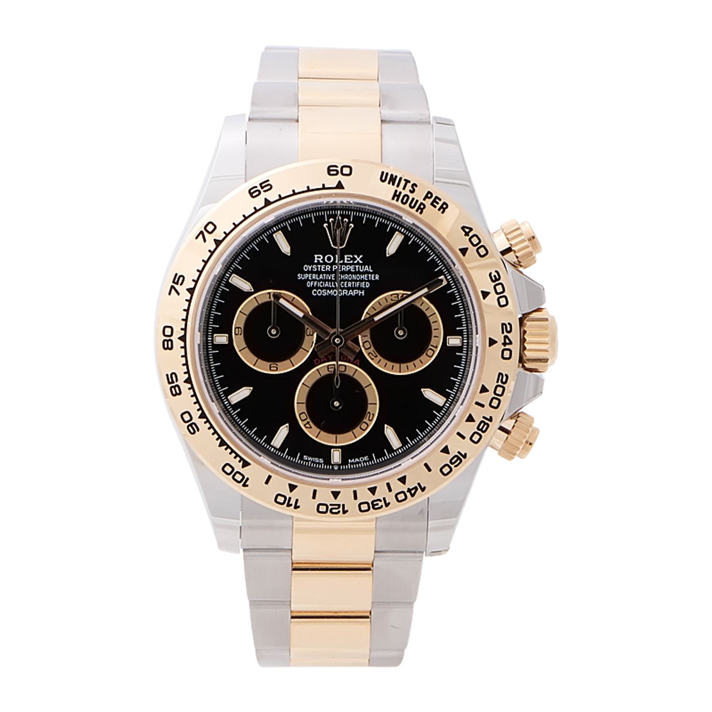 Rolex Daytona 126503 (2025) - Black dial 40 mm Gold/Steel case (1/4)