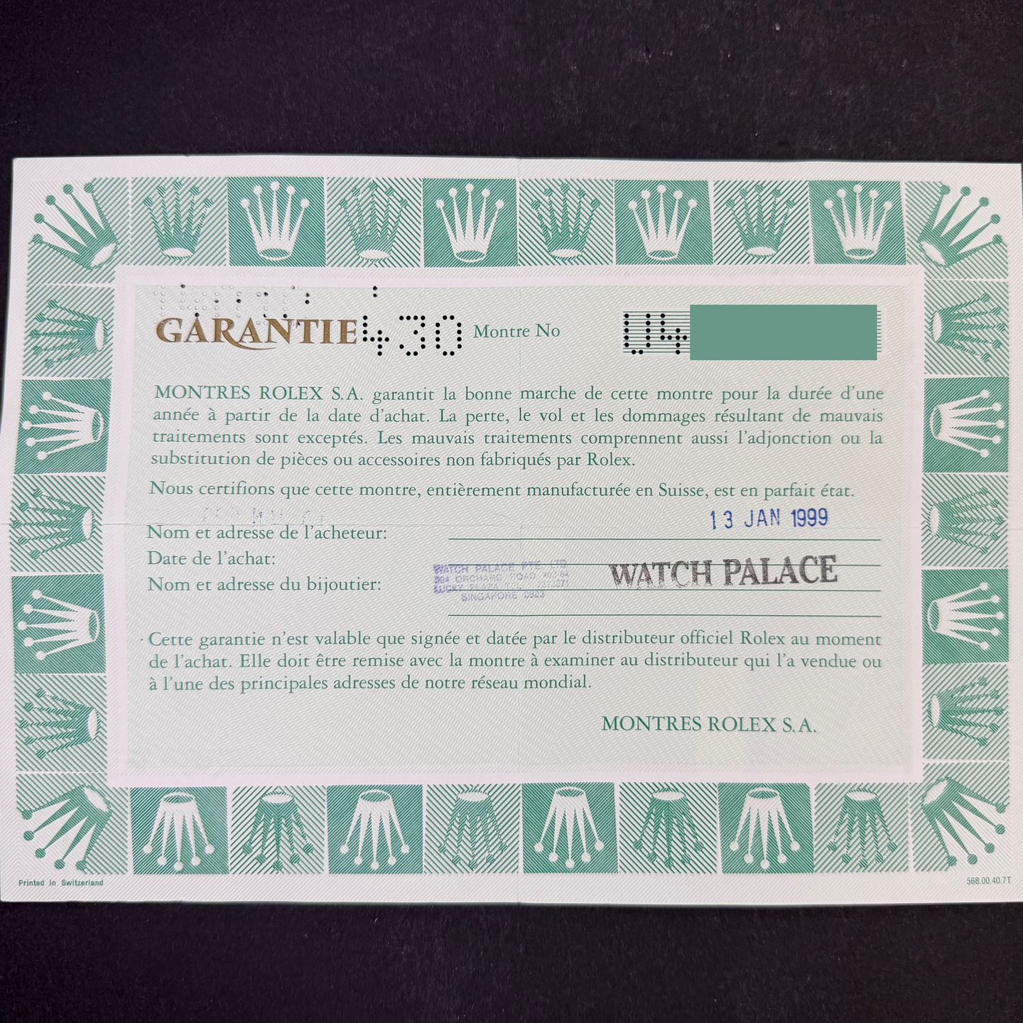 Rolex Air-King 14010 - (3/8)