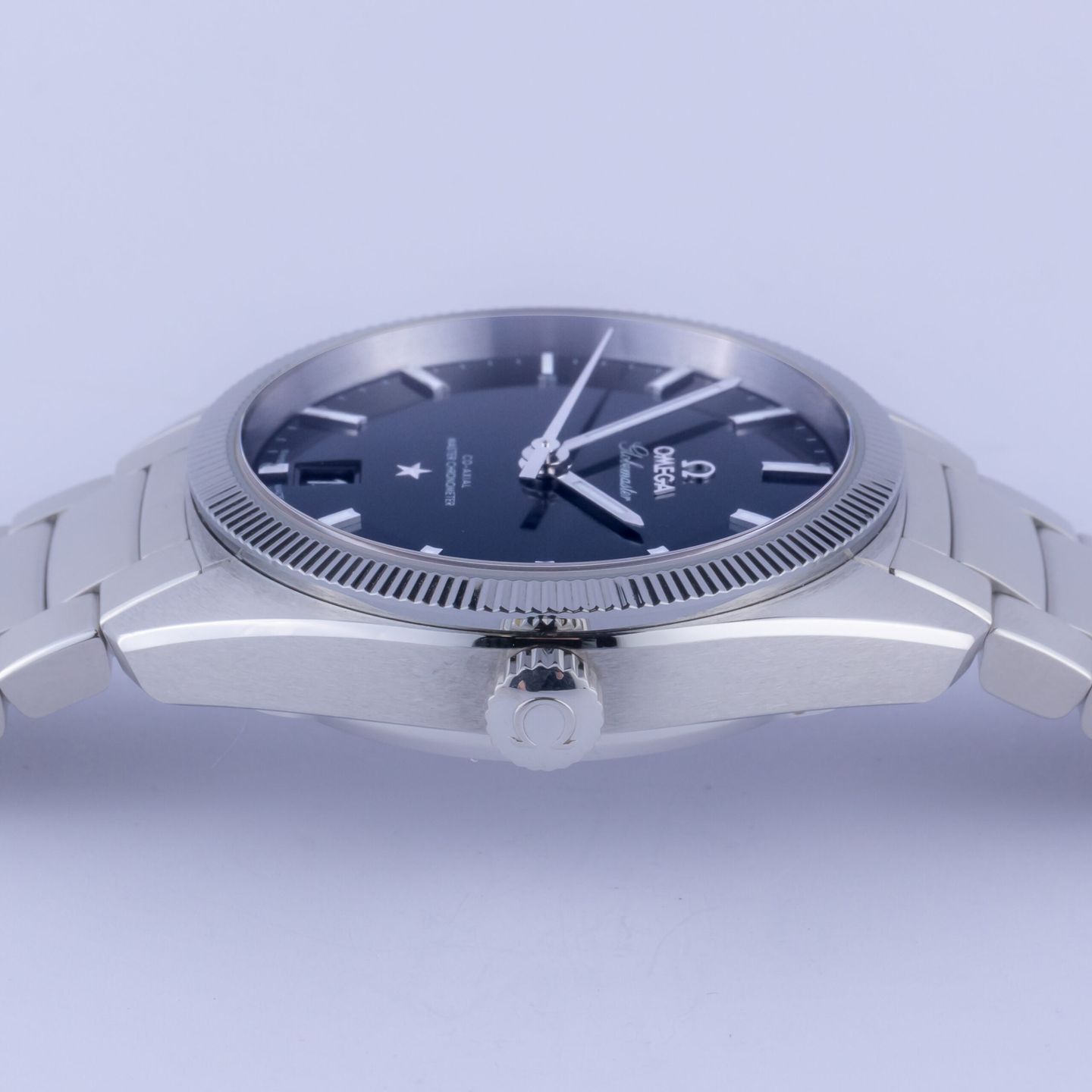 Omega Globemaster 130.30.39.21.03.001 (Unknown (random serial)) - Blue dial 39 mm Steel case (6/8)