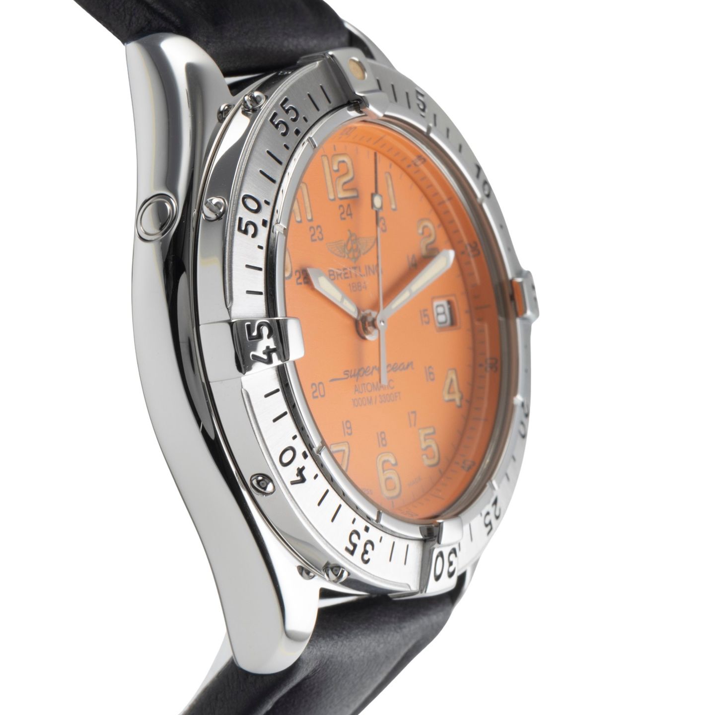 Breitling Superocean A17040 (1998) - Orange dial 41 mm Steel case (7/8)