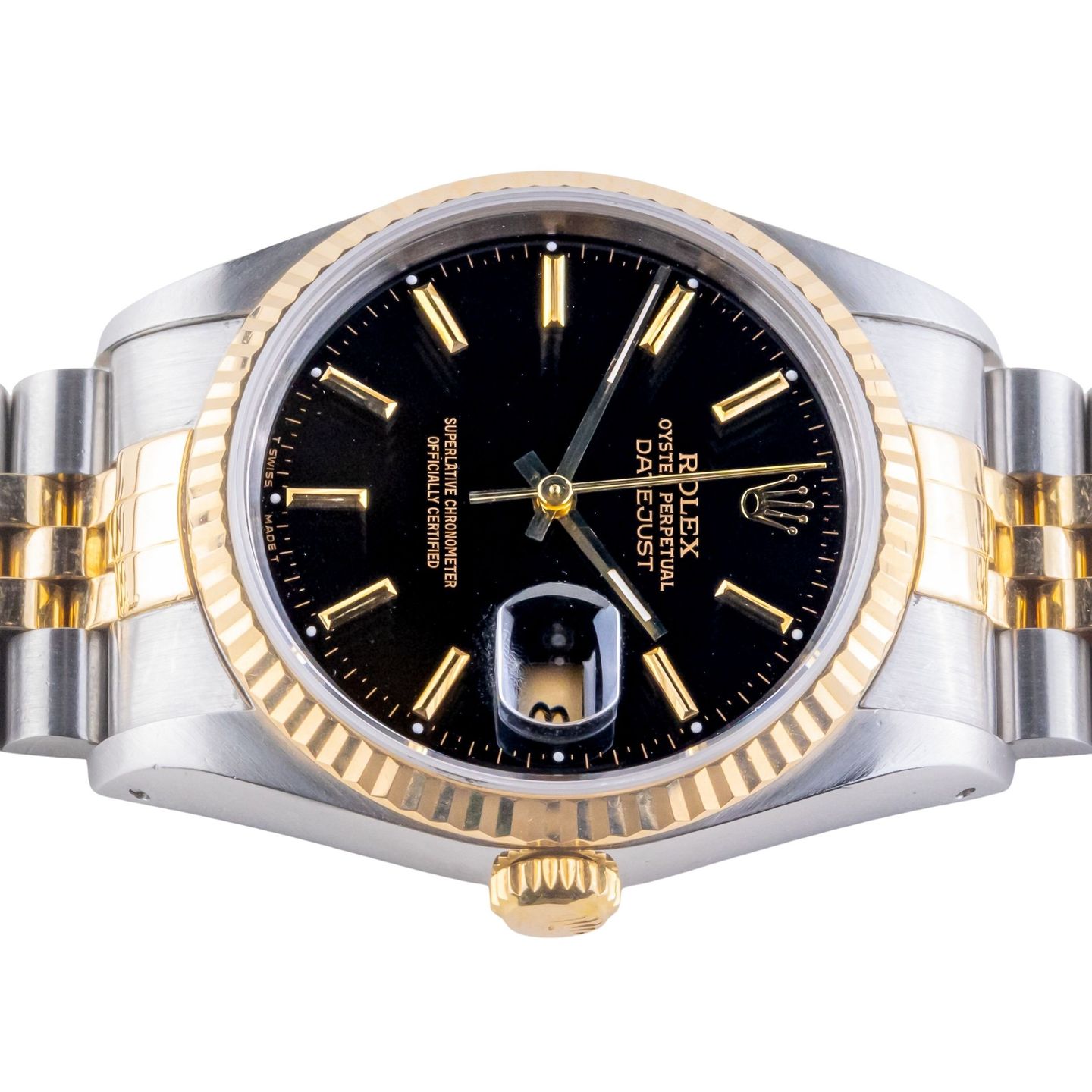 Rolex Datejust 36 16233 (1991) - 36 mm Gold/Steel case (6/8)