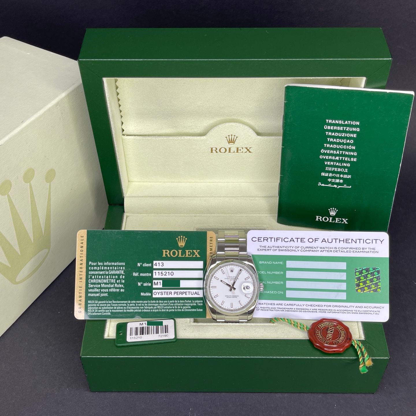 Rolex Oyster Perpetual Date 115210 - (2/8)