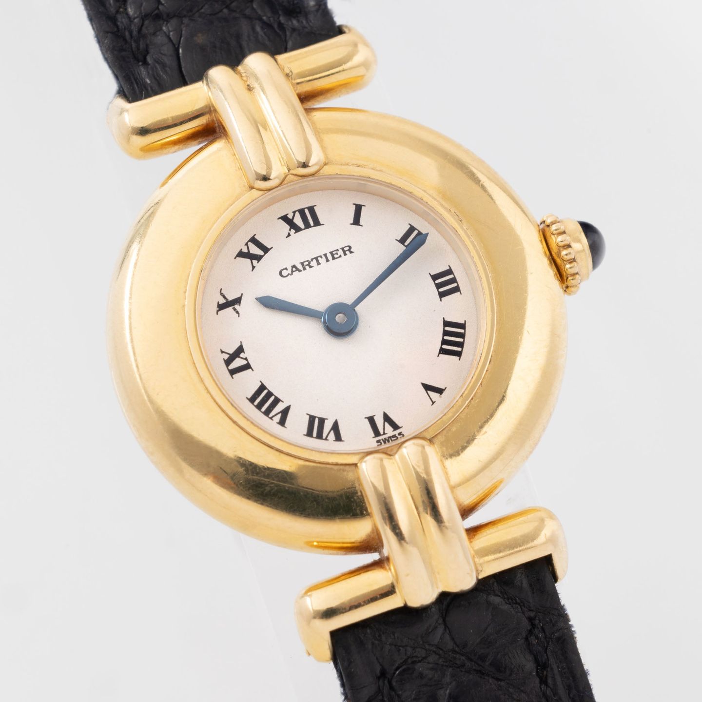 Cartier Vintage 8109 (1990) - White dial Unknown Yellow Gold case (5/6)