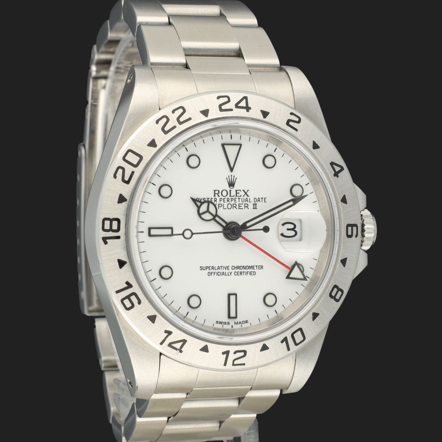 Rolex Explorer II 16570 (1991) - 40mm Staal (4/8)