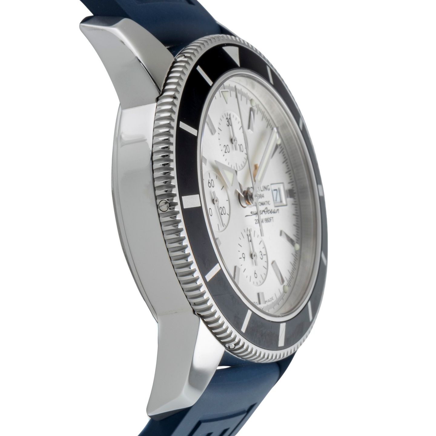 Breitling Superocean Heritage Chronograph A1332024/G698 (Onbekend (willekeurig serienummer)) - Zilver wijzerplaat 46mm Staal (7/8)